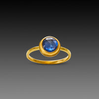 Blue Sapphire Solitaire Ring