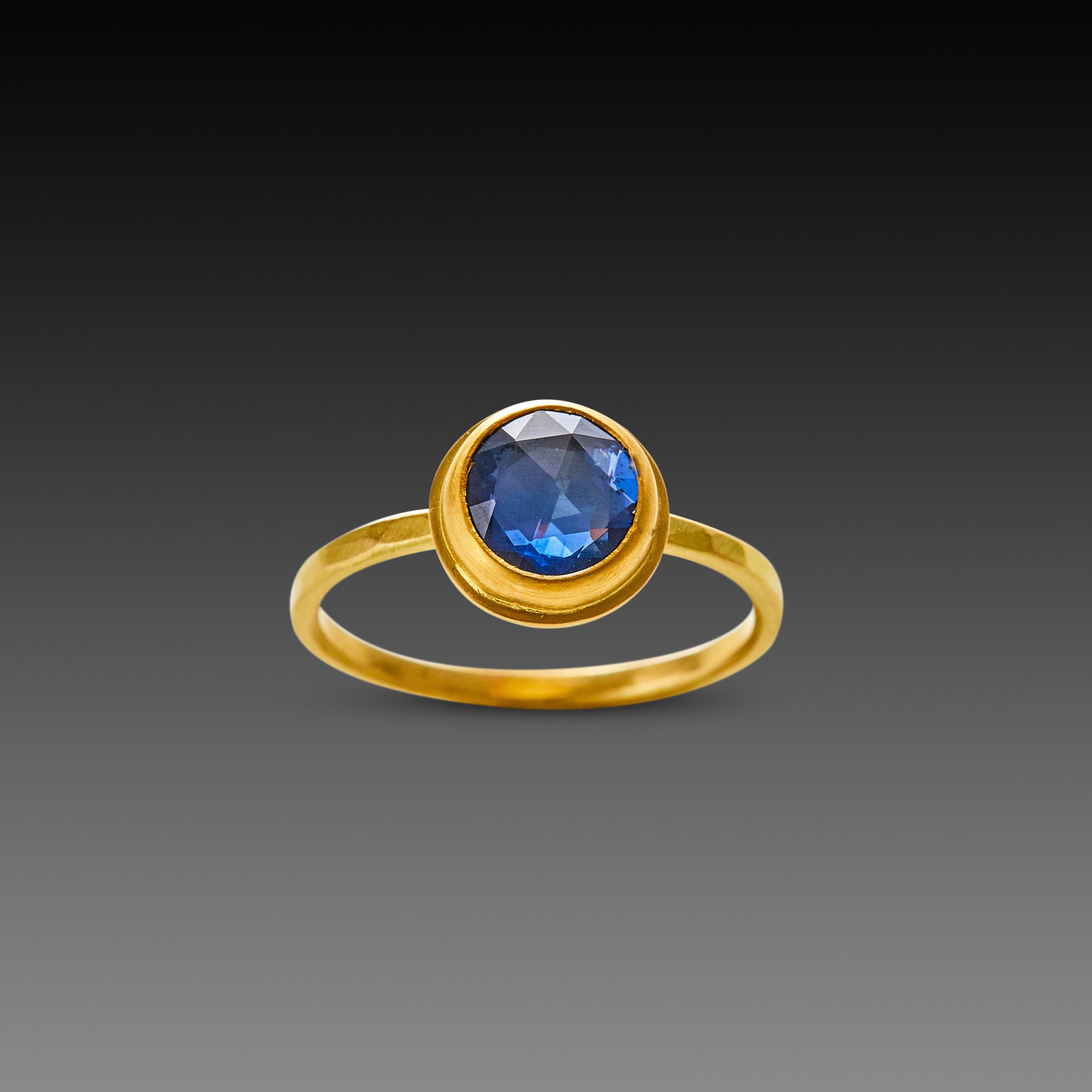 Blue Sapphire Solitaire Ring