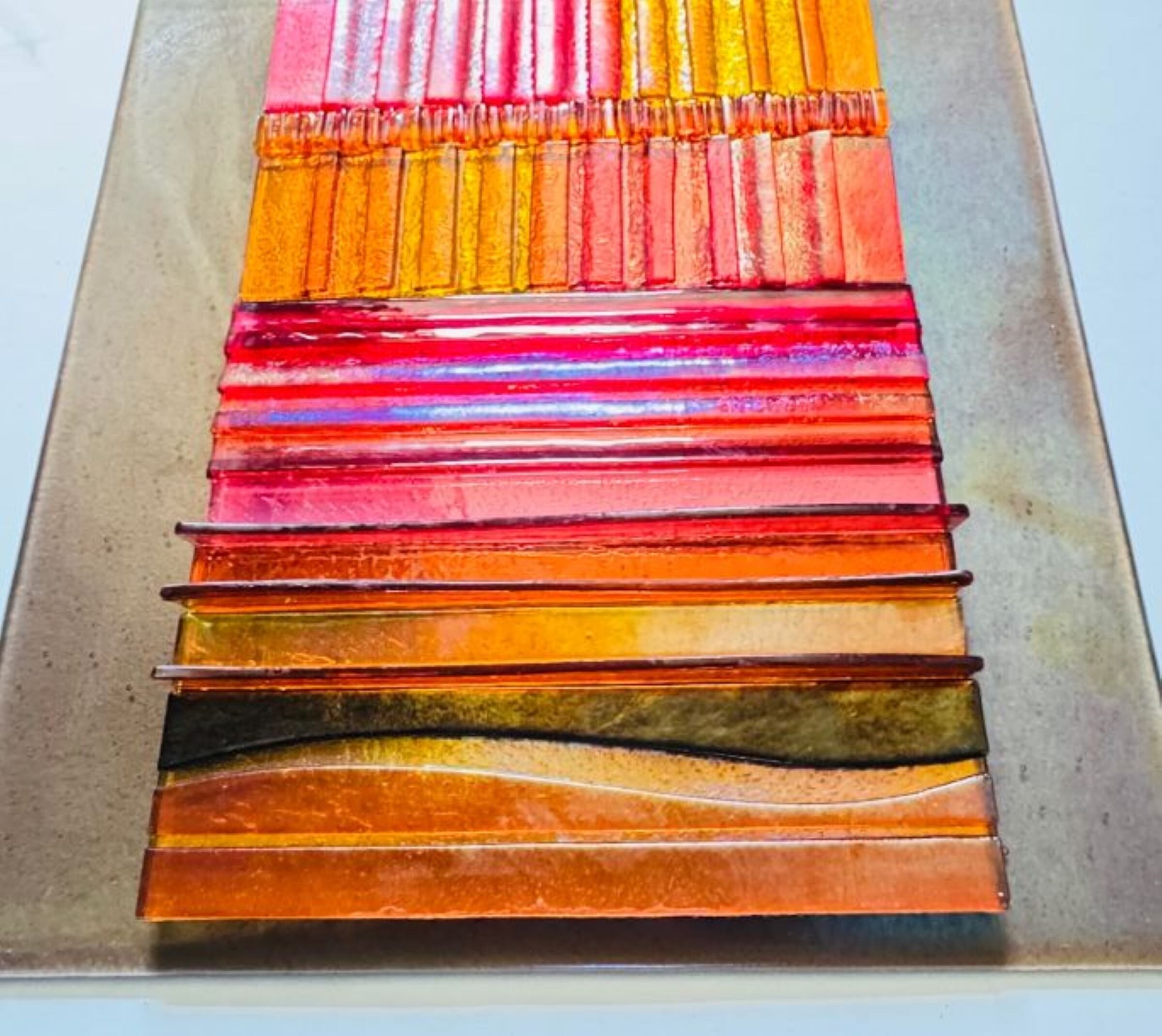 Tangerine Amber Wall Squares