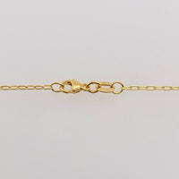 Bamboo Circle Diamond Pendant Necklace