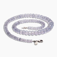 Pink Quartz Sterling Necklace