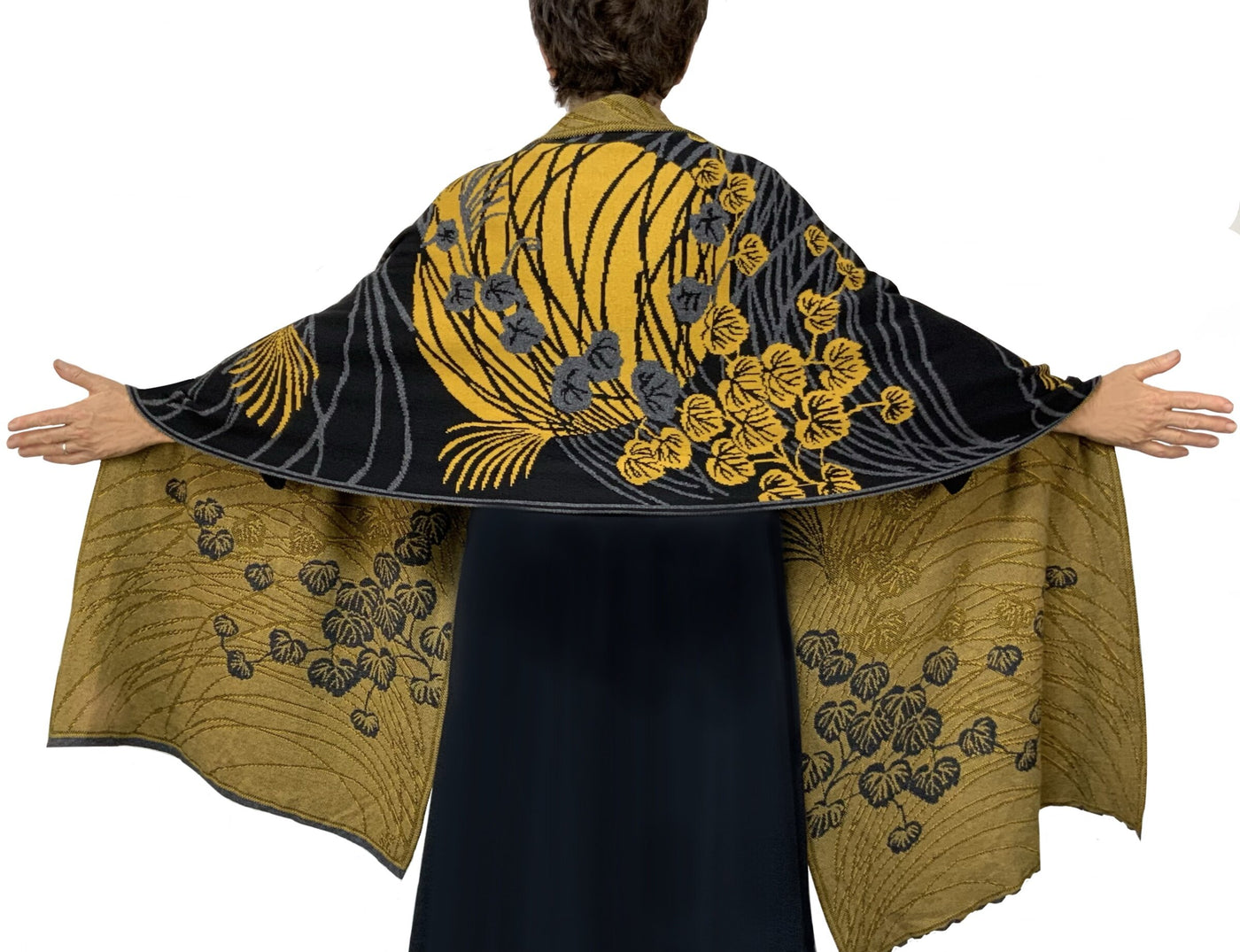black/gray/gold