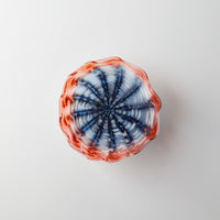 Navy and Aperol, small