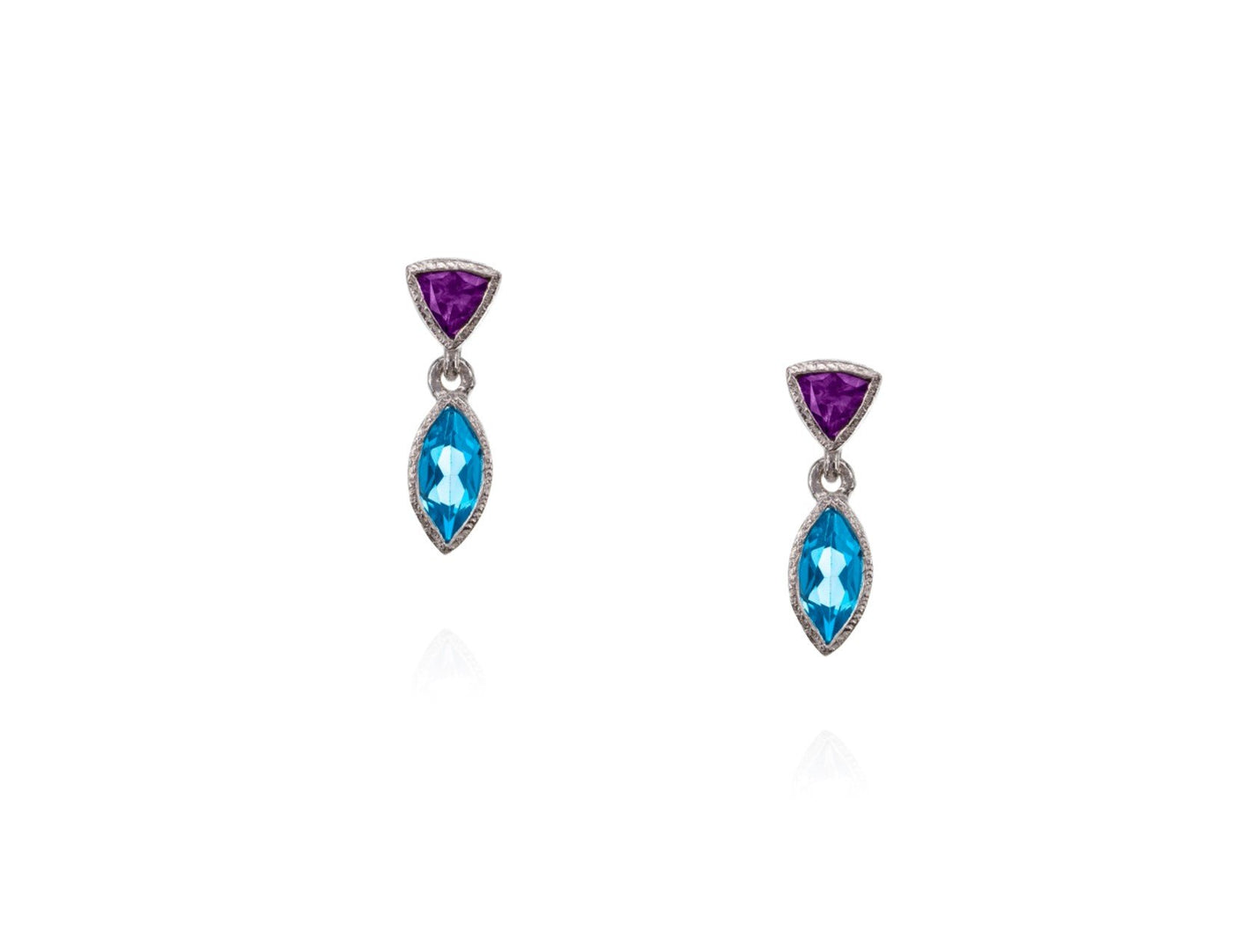 blue topaz and amethyst