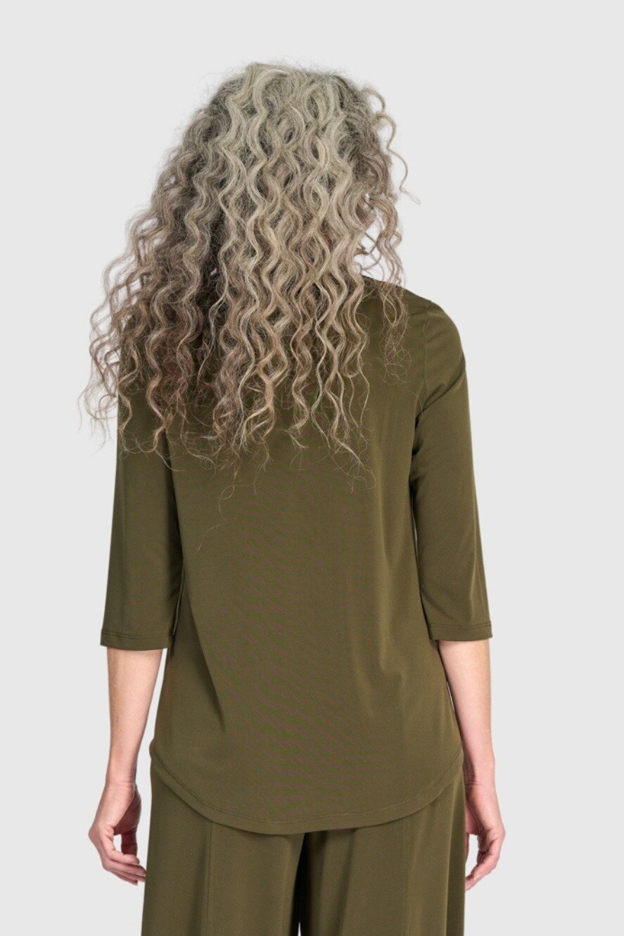 Essential Slinky V-neck Top