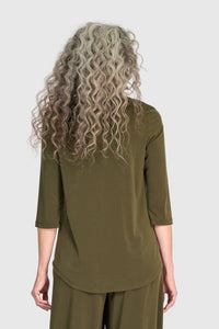 Essential Slinky V-neck Top