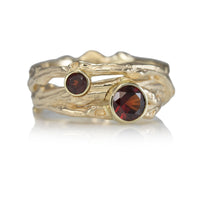 Garnet Vineyard Ring