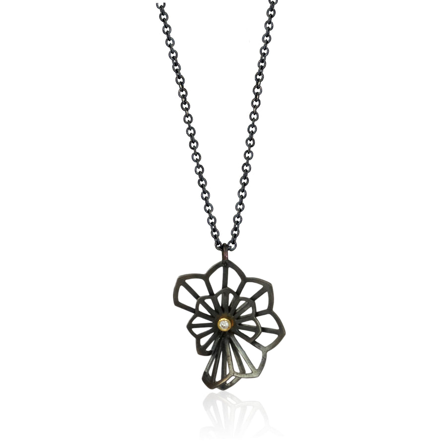 Double Hyacinth Fold Necklace