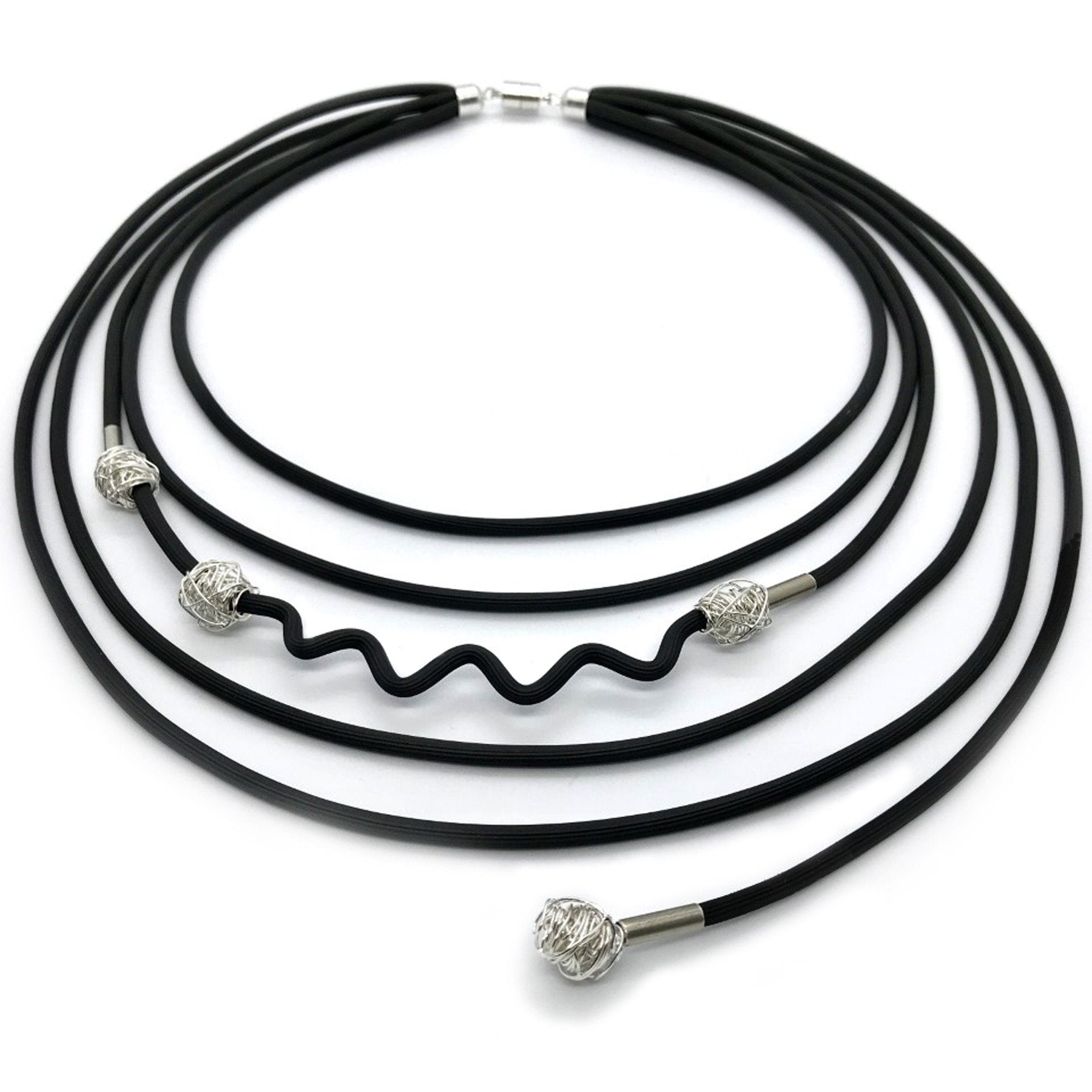 Little Silver Knots Necklace