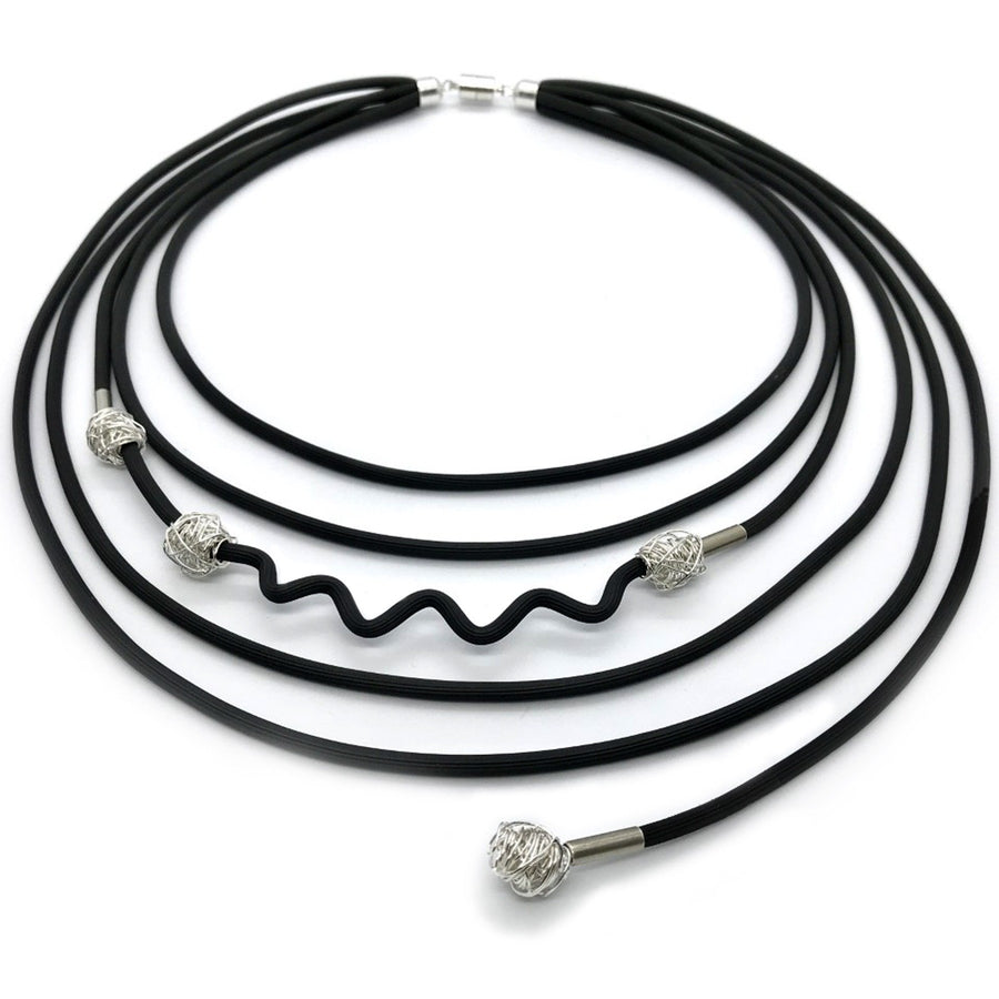 Little Silver Knots Necklace