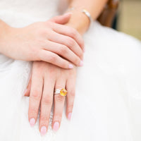 Lily Burst Ring in Citrine