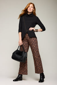 Pop Collage Cowl Neck Long Sleeve