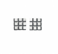 3x3 Square Eclipse Grid Earrings