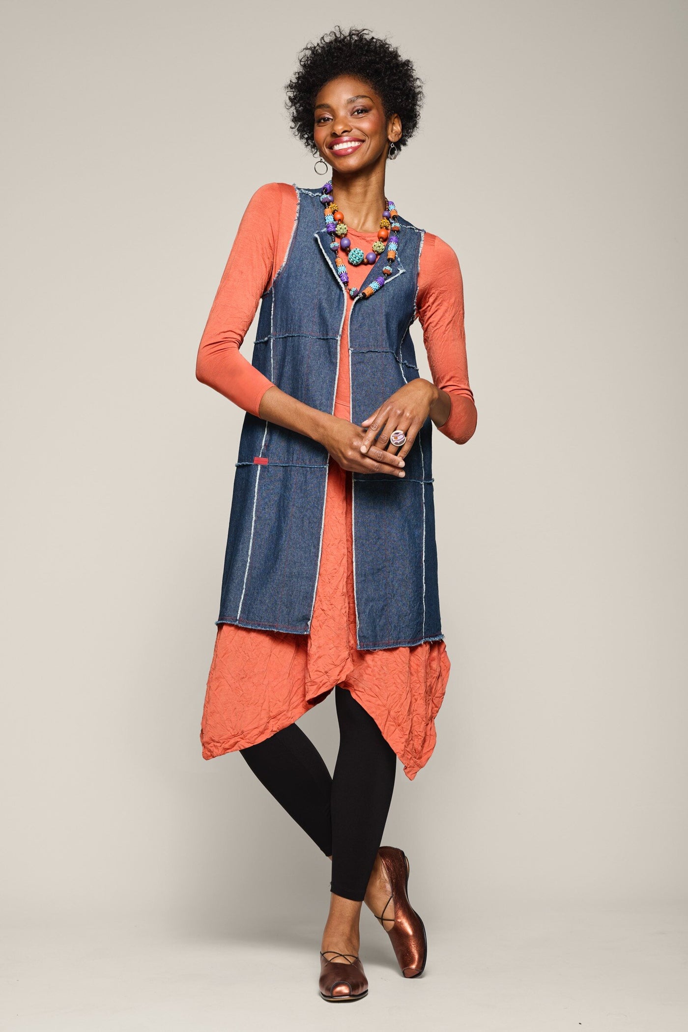 Denim Cecily Vest