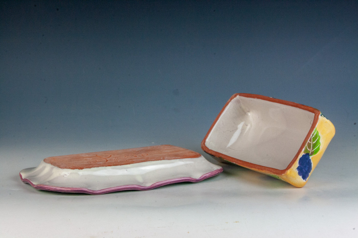 Blackberry Bee Butter Dish