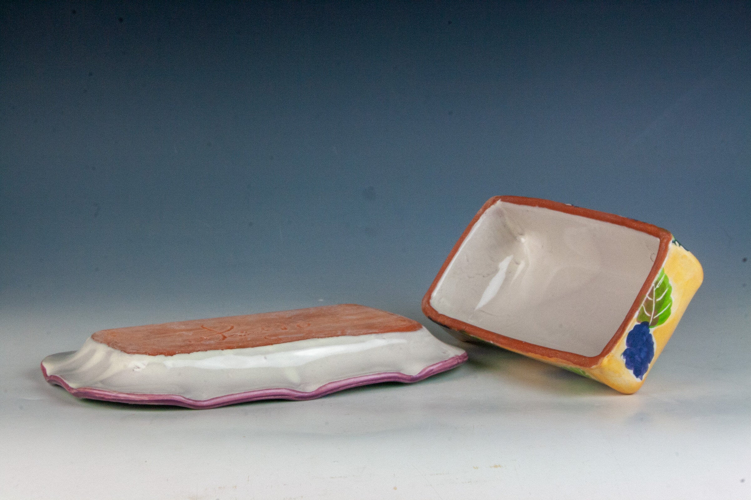 Blackberry Bee Butter Dish
