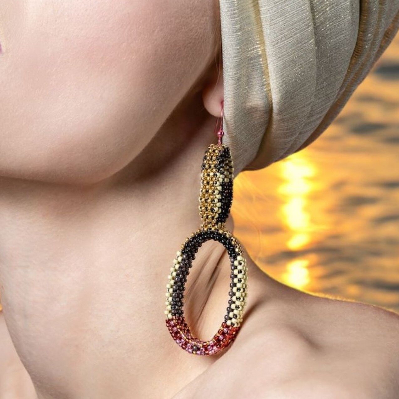 Saint Tropez Double Hoops Earrings