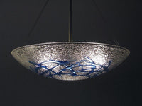 Azure Bramble Bowl Pendant