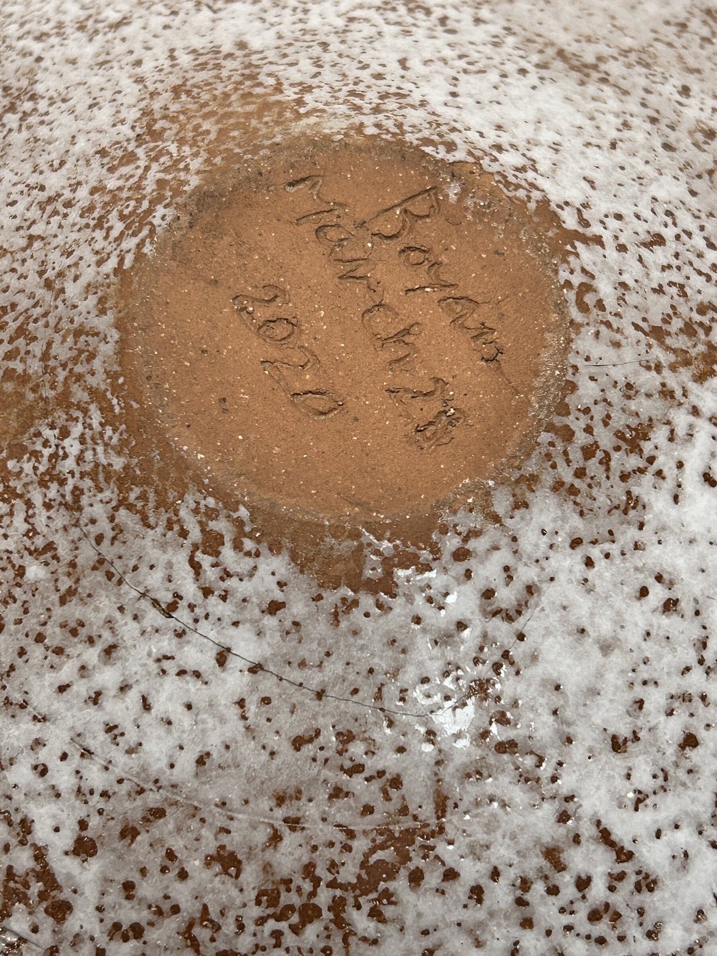 Carved Serving Bowl