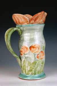 Pastel Poppy Pitcher