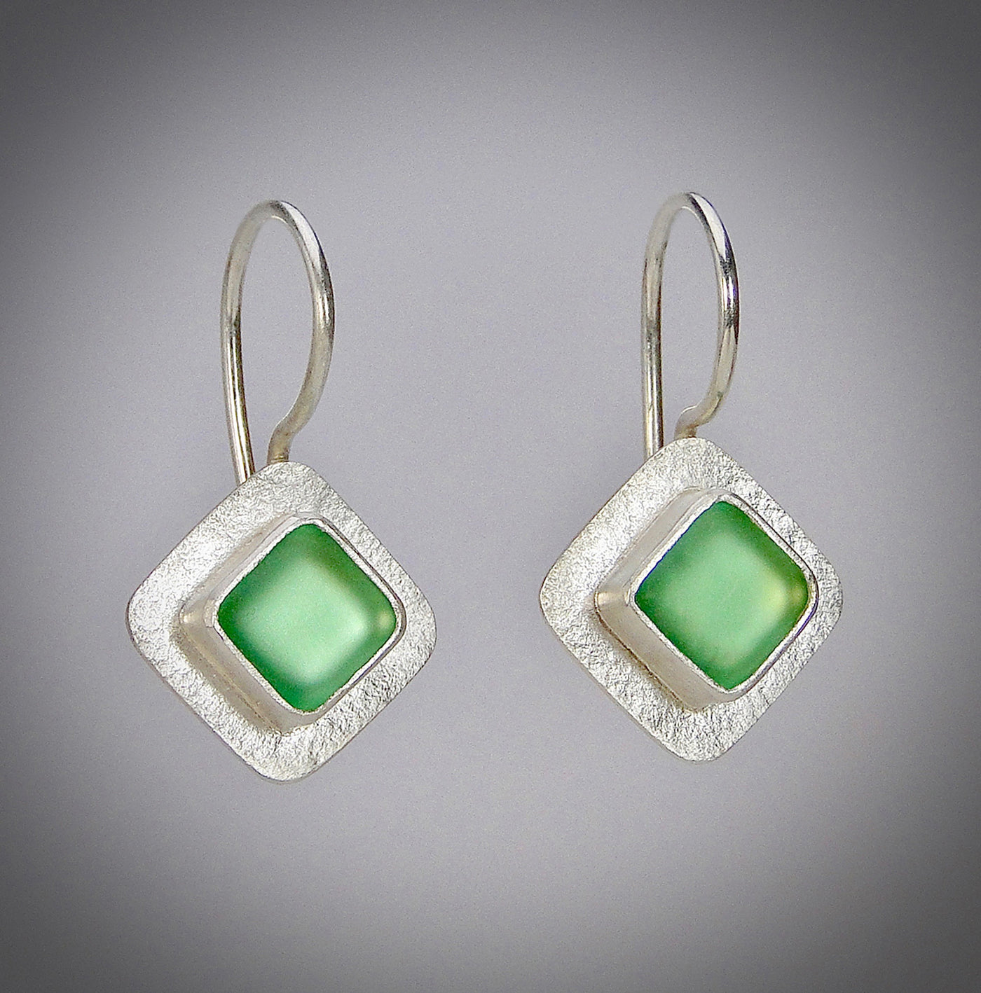 Small Diamond Wire Earrings