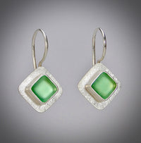 Small Diamond Wire Earrings