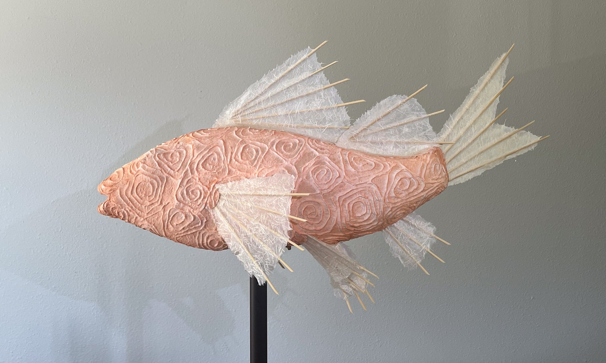 Terracotta Santorini Koi Lamp
