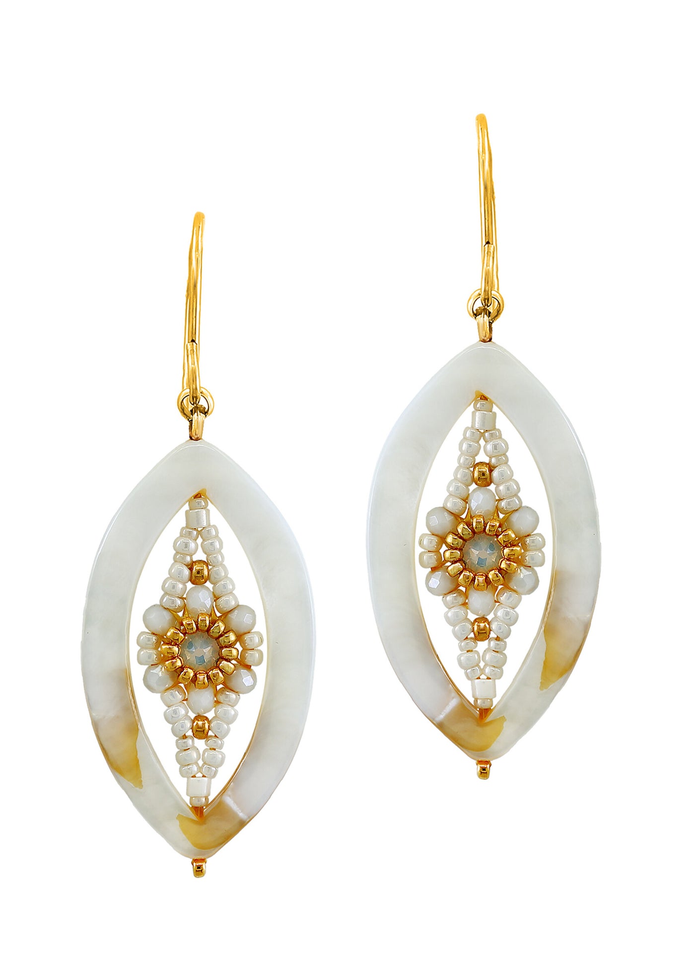 Mother of Pearl Shell Earrings