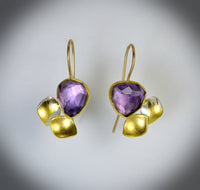 Lilac Petal Earrings