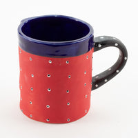 short Velvet Red Mug