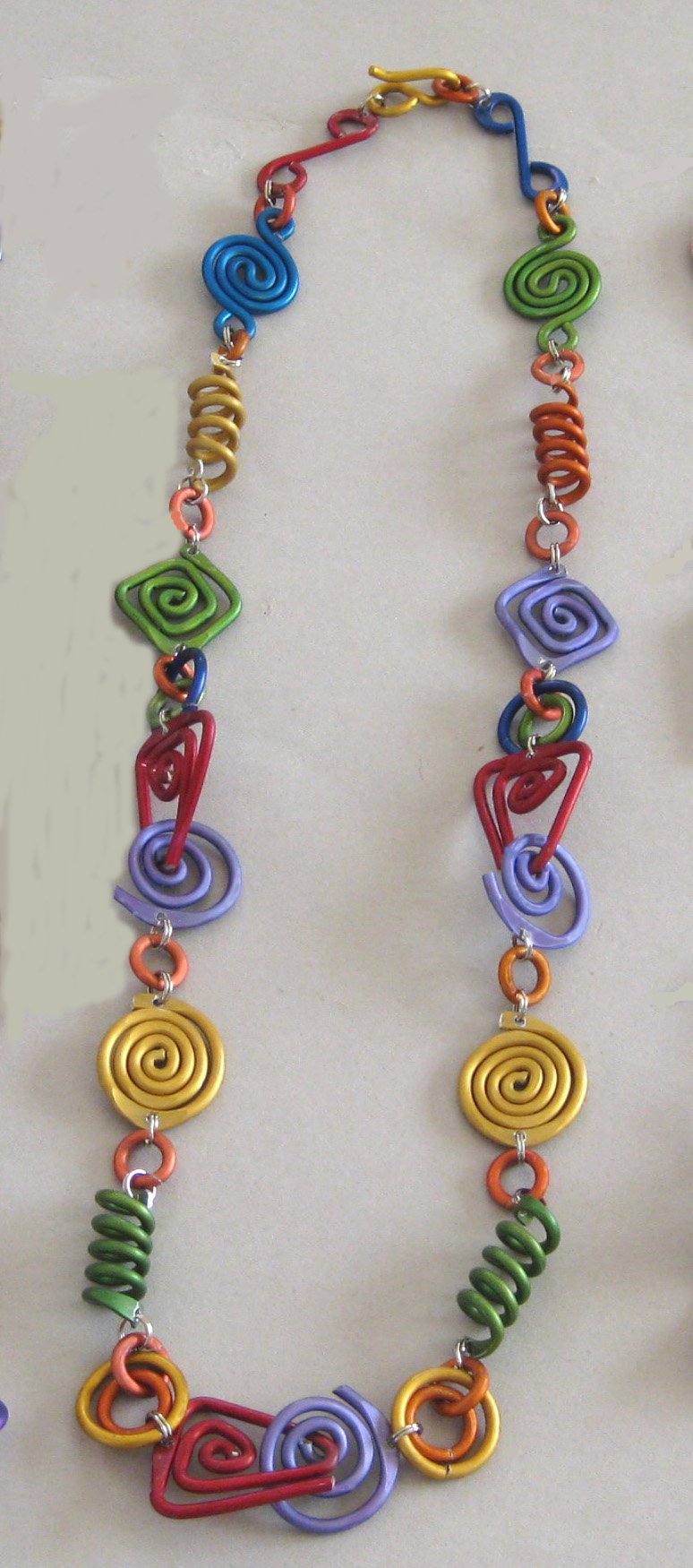 Raspberry Swirl Necklace