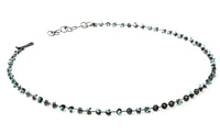 Opaline Blue Beadchain Necklace