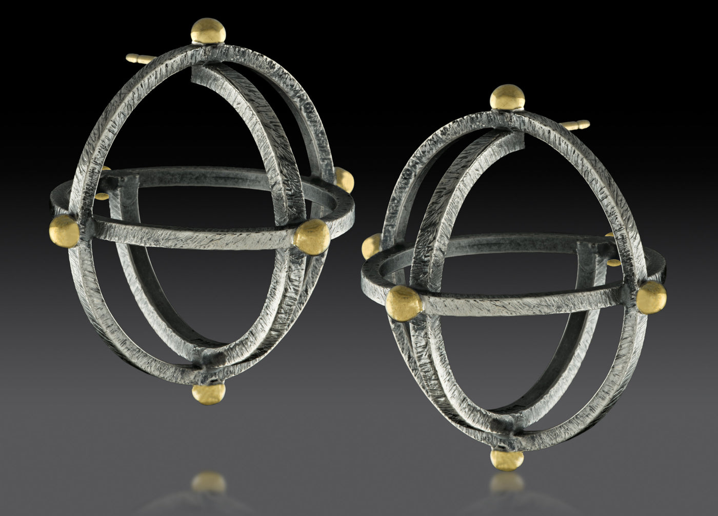 Large Atomic Earrings