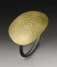 Cross Hatched Ring