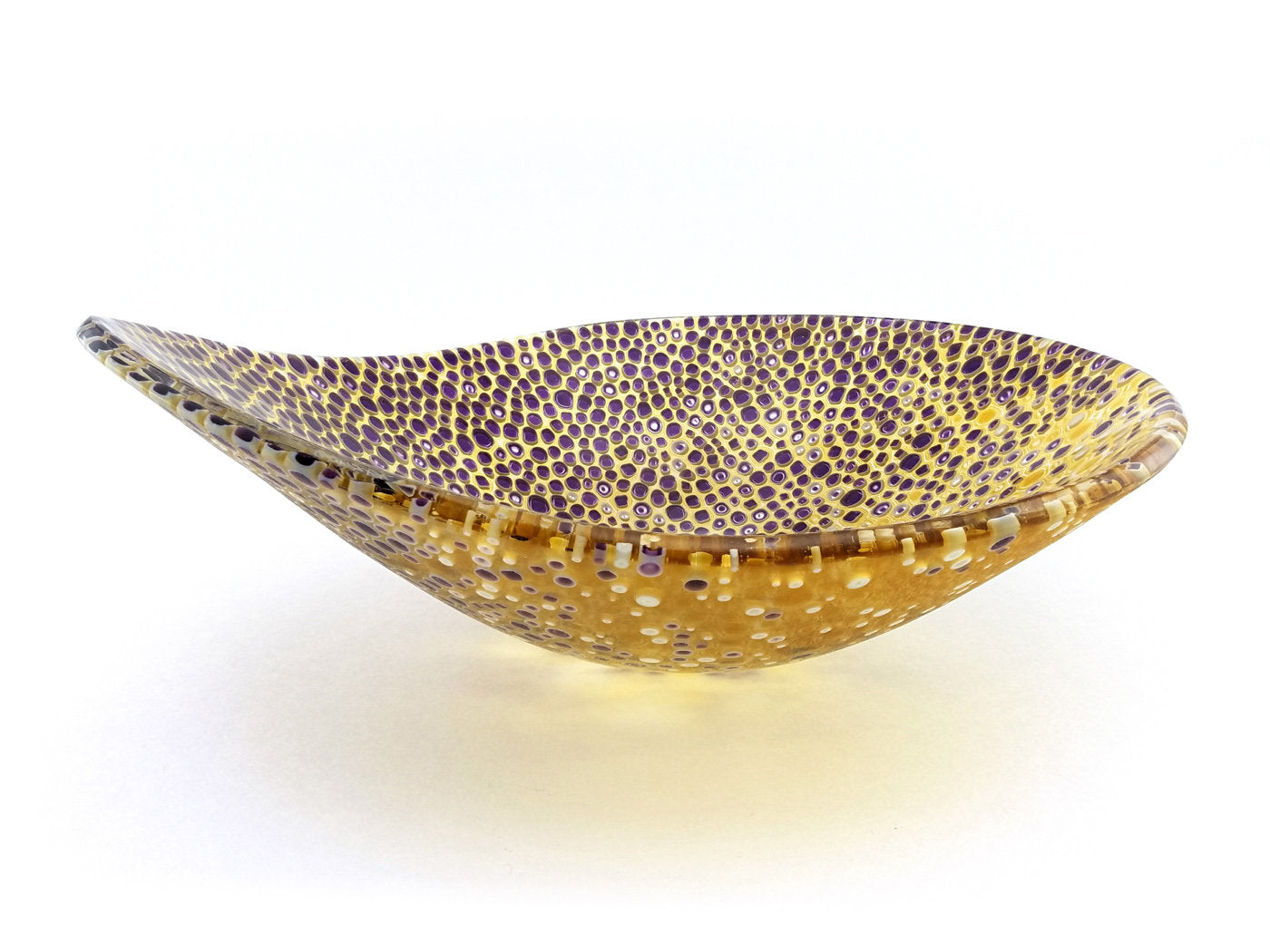 Nido 8 Eggplant and Amber Bowl