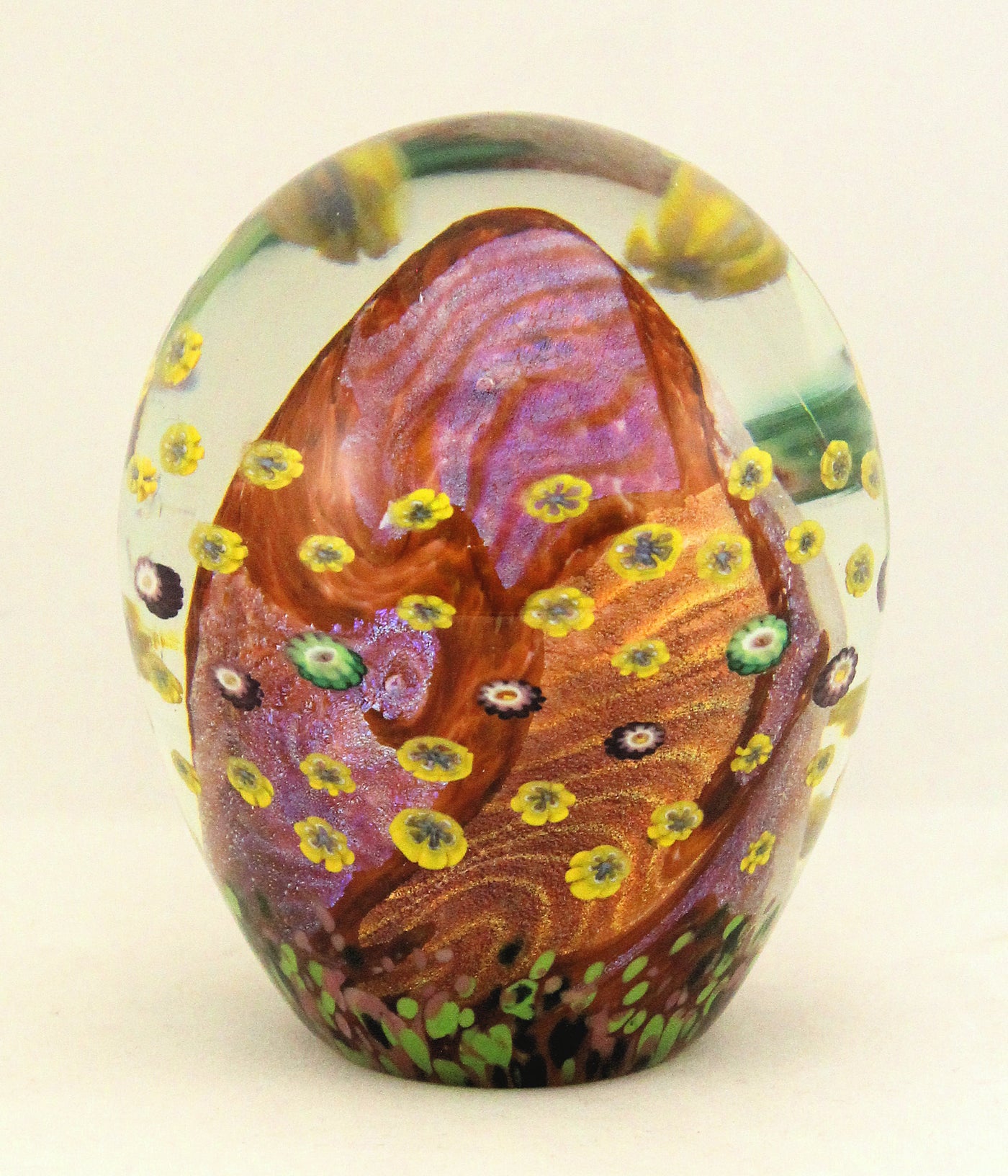 Small Aurora Floral Paperweight