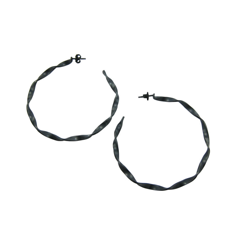 Twist Large Hoop Earrings
