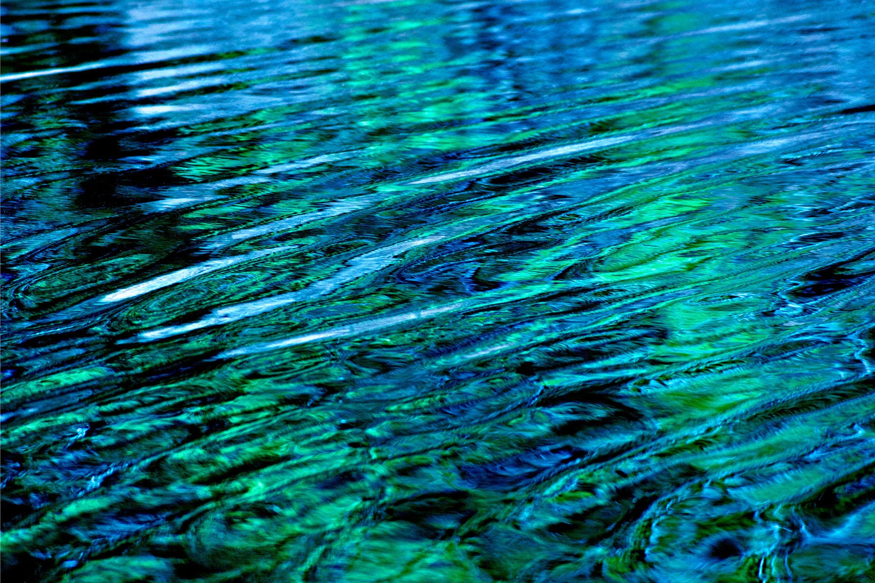 Rippled Blue