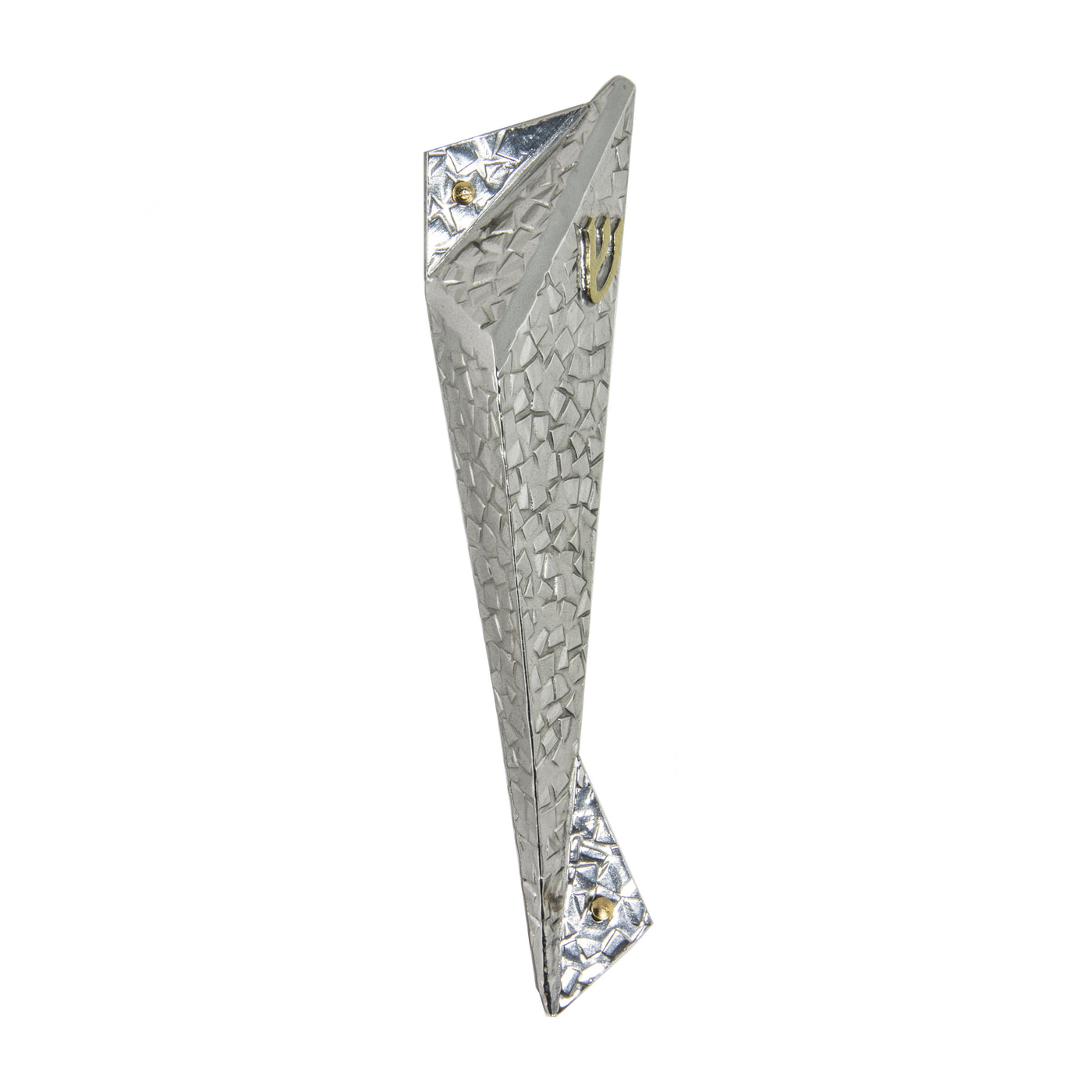 Shoshanna Mezuzah in Stone Texture