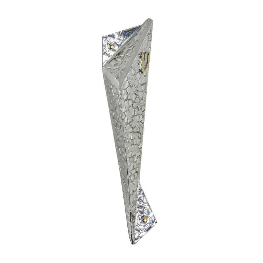 Shoshanna Mezuzah in Stone Texture