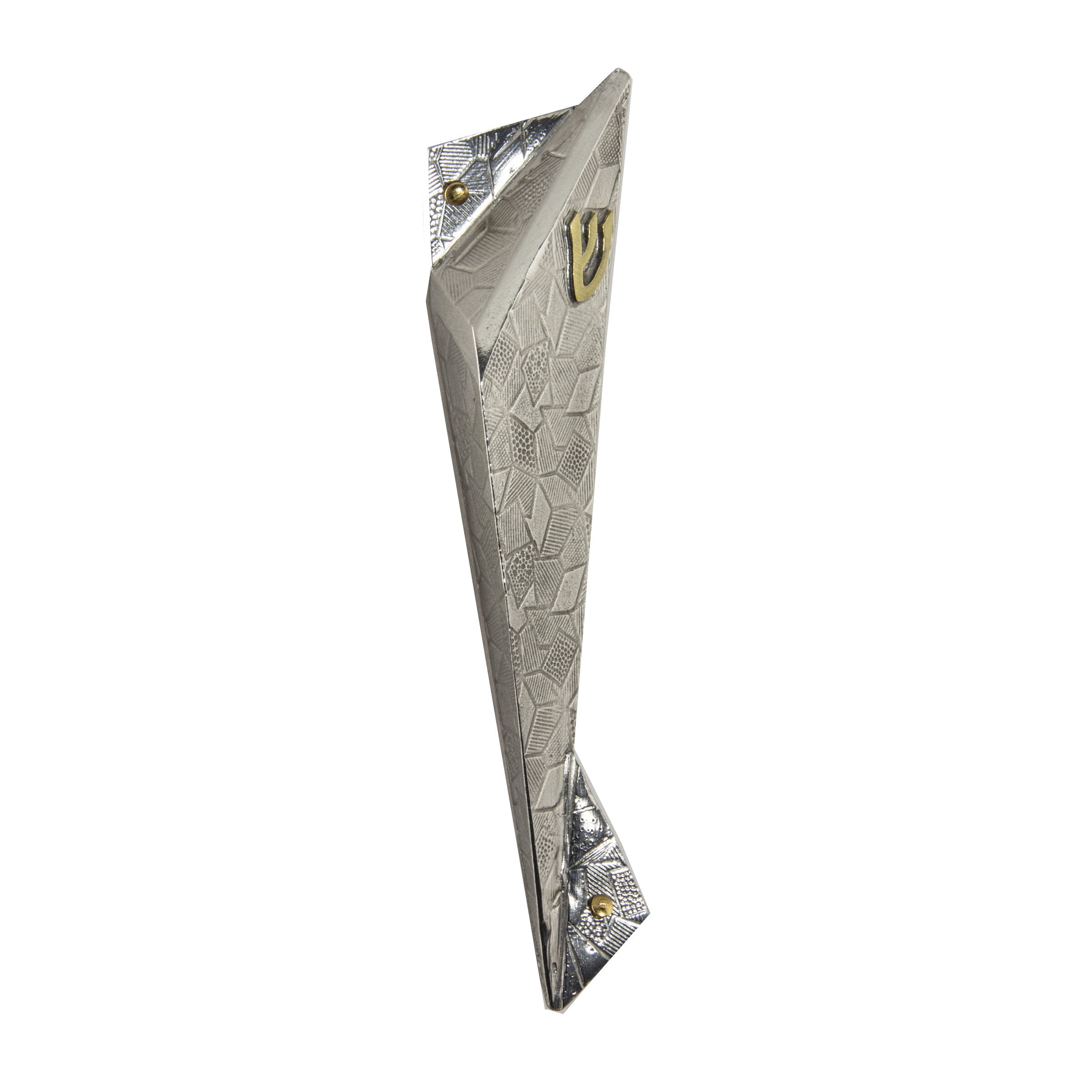 Shoshanna Mezuzah in Patchwork Texture