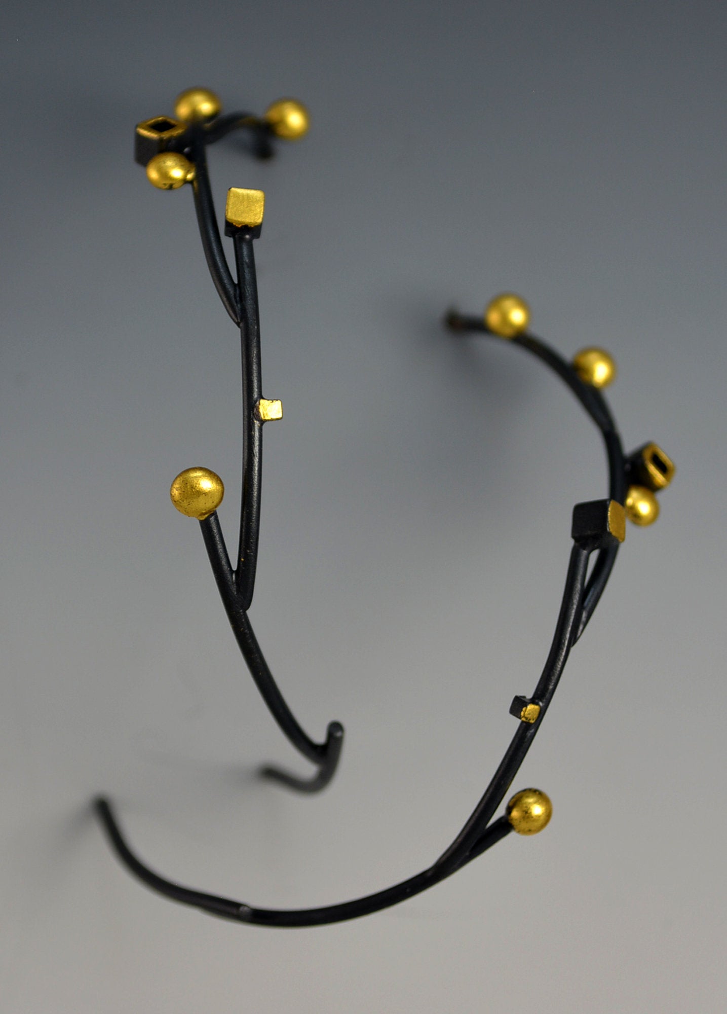 Dandelion Stems Hoop Earring