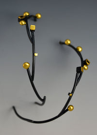 Dandelion Stems Hoop Earring