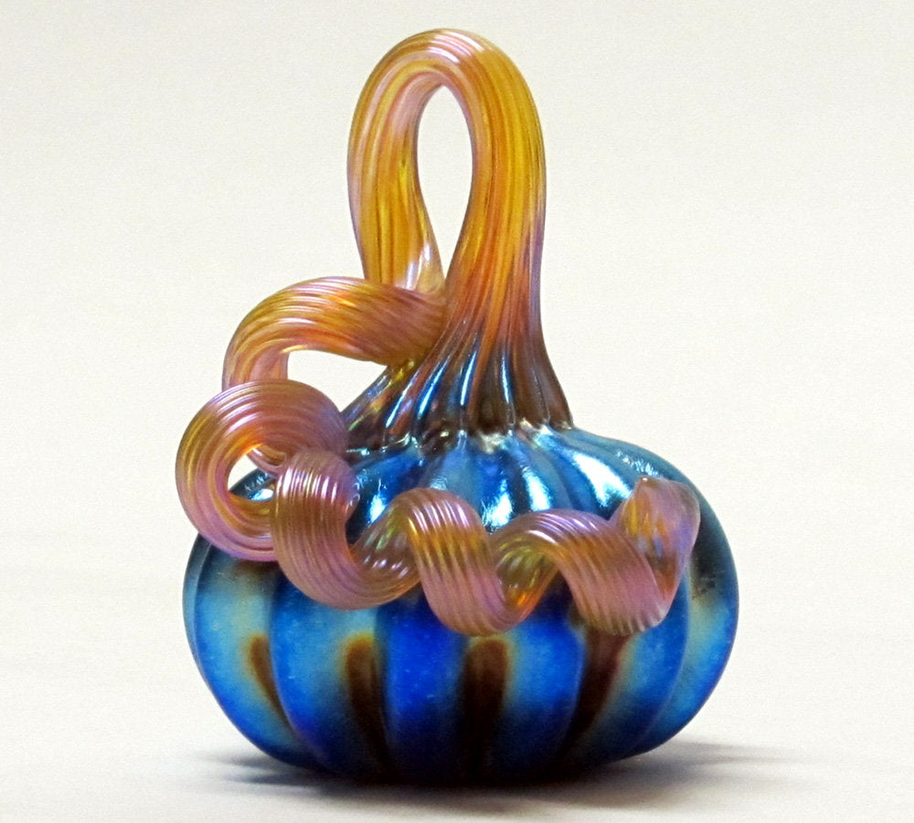 Miniature Silver Blue Pumpkin