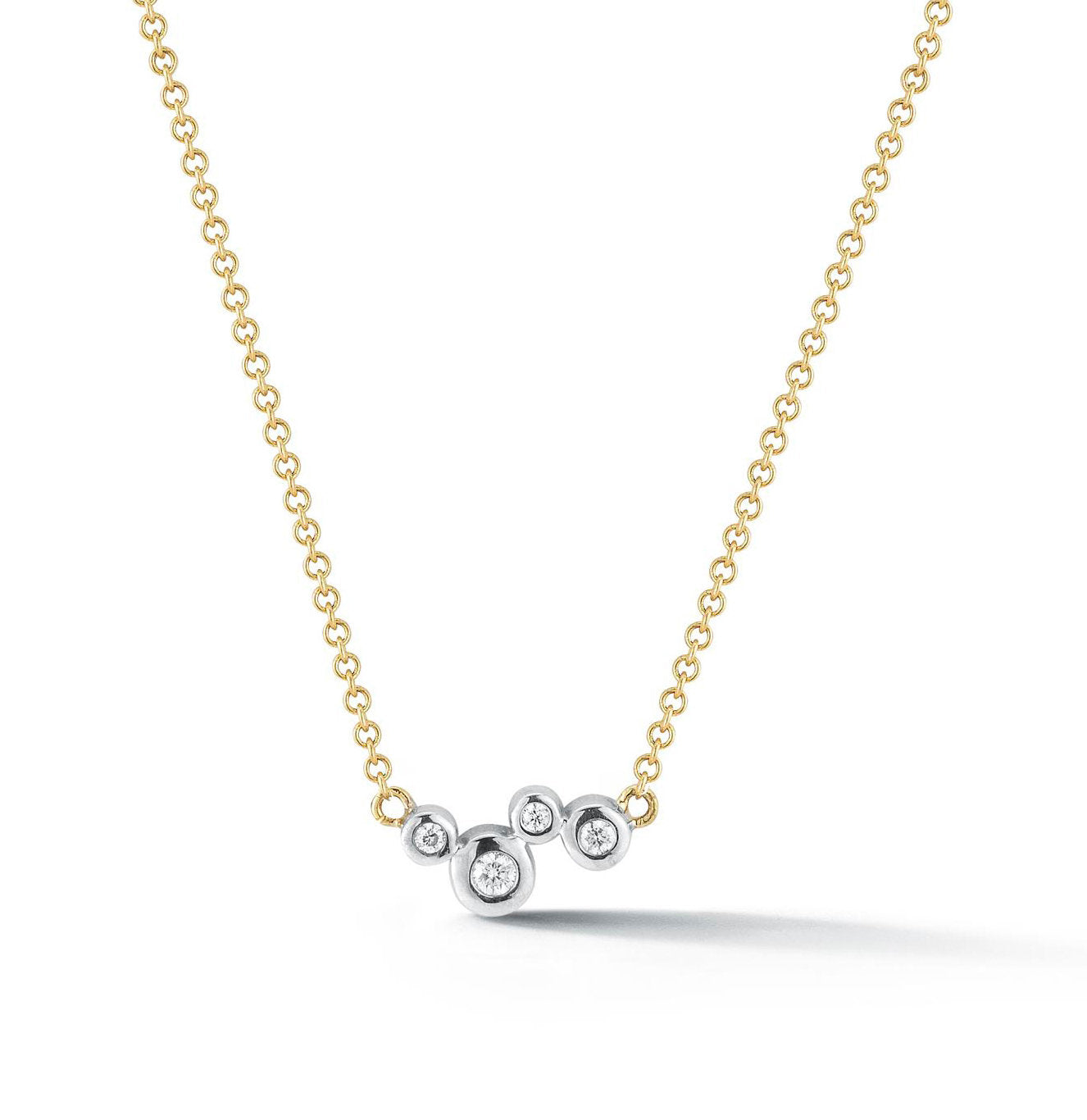 Scribble Single Cluster Necklace