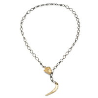 Cat and Sapphires Necklace