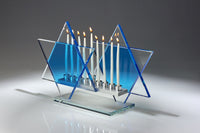 Royal Blue Menorah Bet