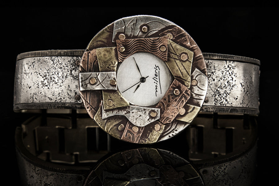 Multicolor Unisex Mosaic Watch