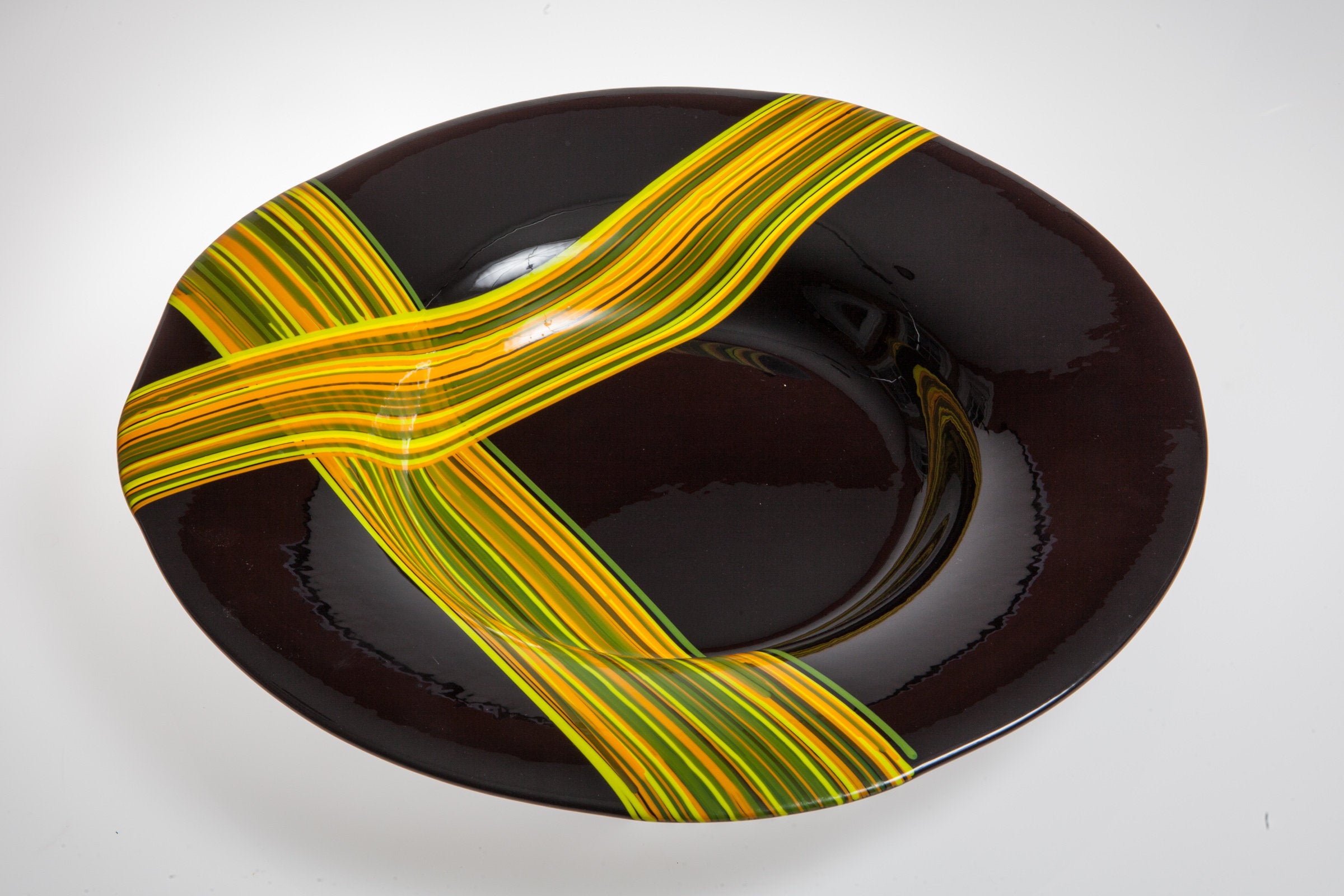 Multicolor and Black Bowl