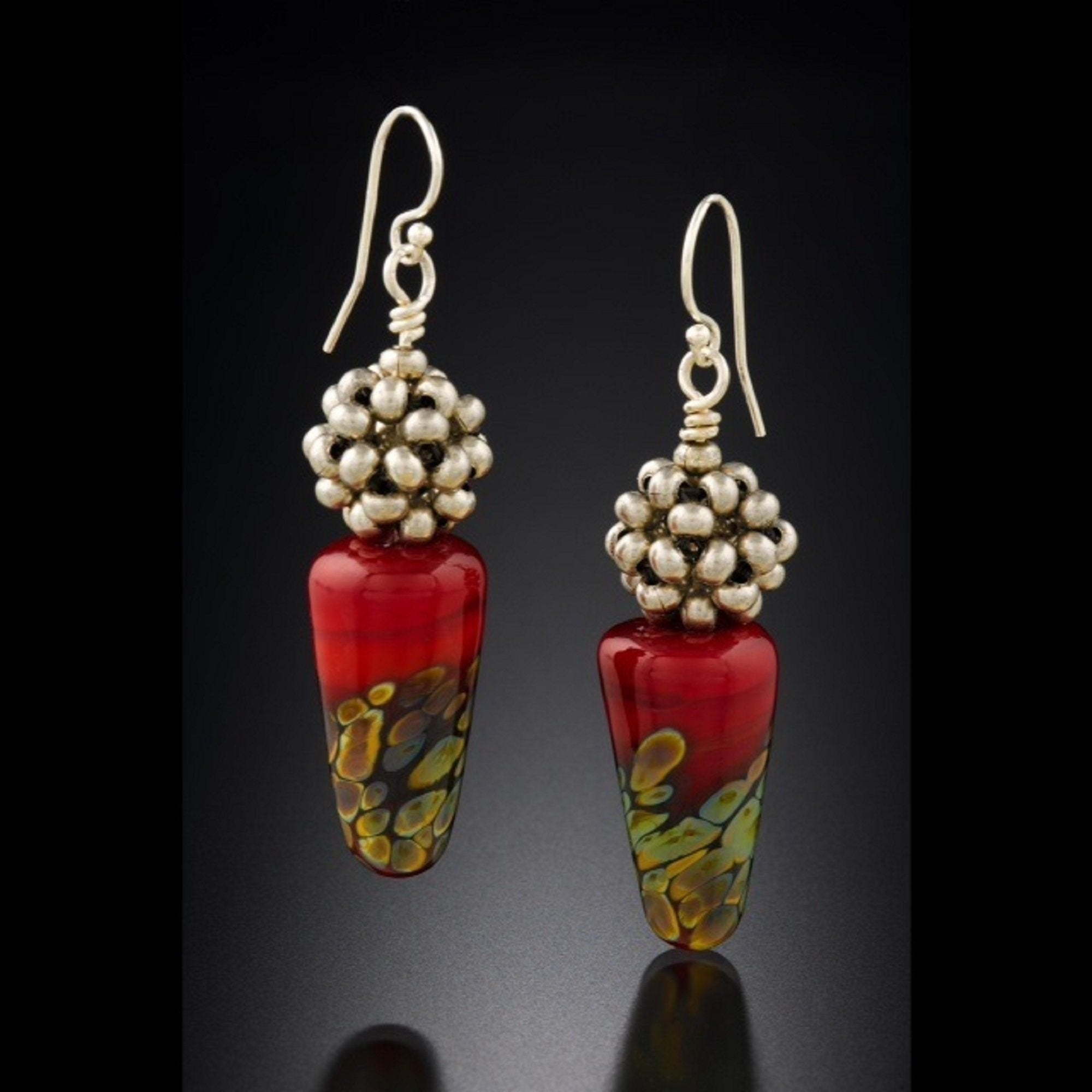 Glass Drop Earrings